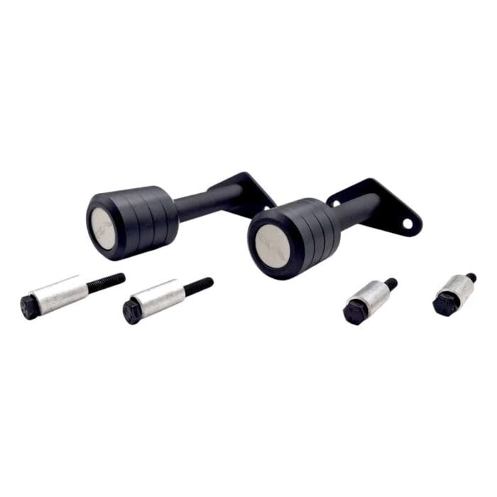 Slider Sin Burrera Dominar 400 Mach Negro Motodrive Original - Imagen 2
