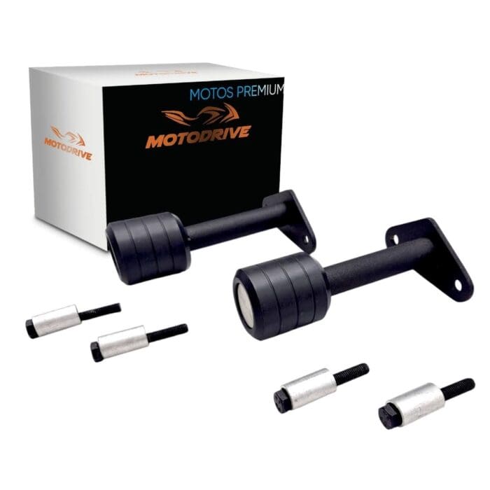 Slider Sin Burrera Dominar 400 Mach Negro Motodrive Original