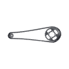 Kit De Sprock Engrane Y Cadena At110 Xt110 Rt F0203ks02 - Imagen 3