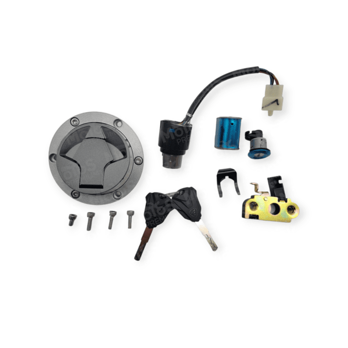 Kit De Cerraduras Con Llavero Italika 250z 250sz Amarilla - Imagen 2