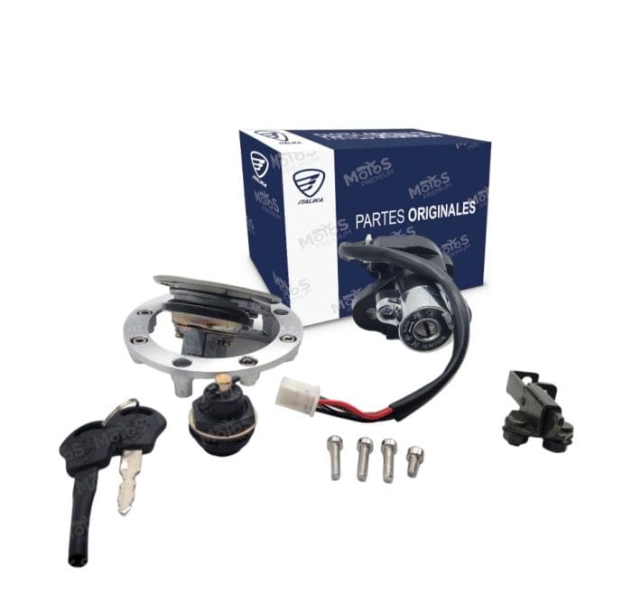 Kit De Cerraduras Con Llavero Italika Tc250 2023 Original