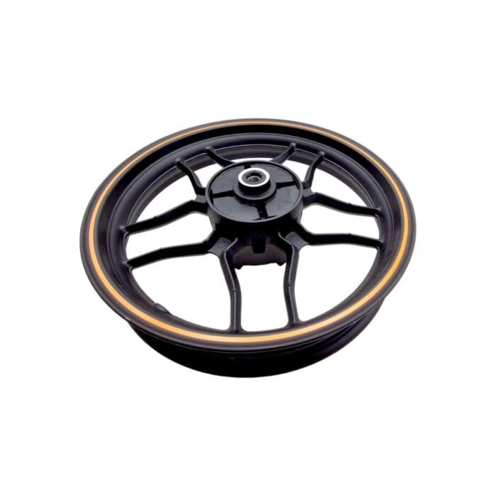 Rin Trasero Negro Filo Naranja V200 Original 3.00x17 - Imagen 4