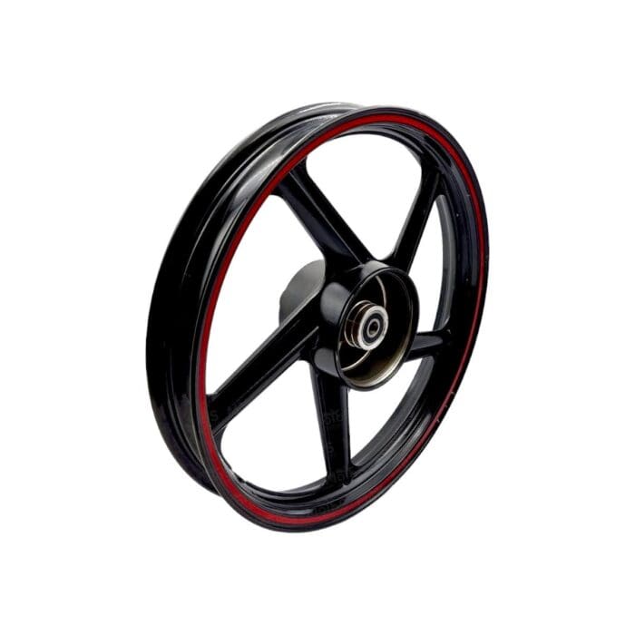 RIN TRAS NEGRO FILO ROJO - Imagen 5