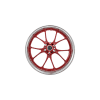 Rin Delantero Plateado/rojo Vento Nitrox 250 T2 - Imagen 2