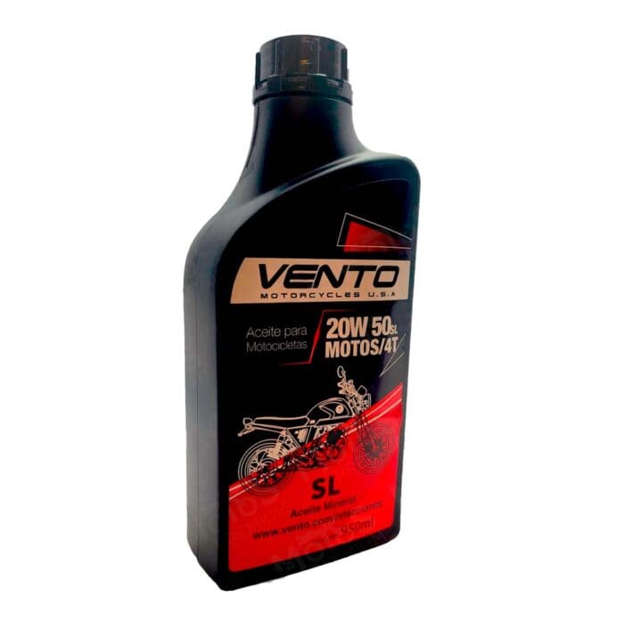 Aceite Vento 20W50SL Motos/4t Mineral - Imagen 2