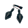 DIRECCIONAL LED SECUENCIAL TIPO DIAMANTE AMAR-ROJO UNIVERSAL - Imagen 3