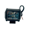 PROTECTOR DE PUÑOS AZUL CON LUZ LED SECUENCIAL AMARILLA - Imagen 2