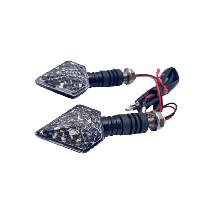 Direccional Led Tipo Rombo Rojo Universal - Imagen 2