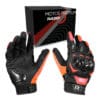 GUANTES VEL R7 RACING M NARANJA R7-2 TOUCH