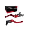 JUEGO MANIJAS DECORATIVAS ALUMINIO IR8054 YAMAHA R3MT03 ROJO