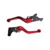 JUEGO MANIJAS DECORATIVAS ALUMINIO IR8054 YAMAHA R3MT03 ROJO - Imagen 3