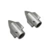 TAPON DE VALVULA DE AIRE ALUMINIO COHETE PLATA - Imagen 2