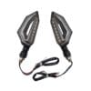 Direccional Led Secuencial Tipo Aleta Amar-blanco Universal - Imagen 2