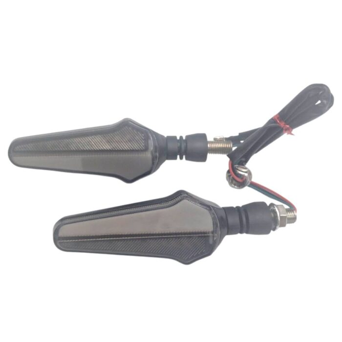 Direccional Led Secuencial Tipo Rayas Amar-rojo Universal - Imagen 2