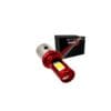 Foco Faro Led Media Vuelta Con Amarillo-blanco Carcasa Roja