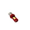 Foco Faro Led Media Vuelta Con Amarillo-blanco Carcasa Roja - Imagen 2