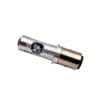 Foco Faro Led Media Vuelta C/lupa Blanc/amar Carcasa Plata - Imagen 2