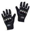 Guante Negro Con Proteccion Metalica M Para Pantalla Tactil - Imagen 2