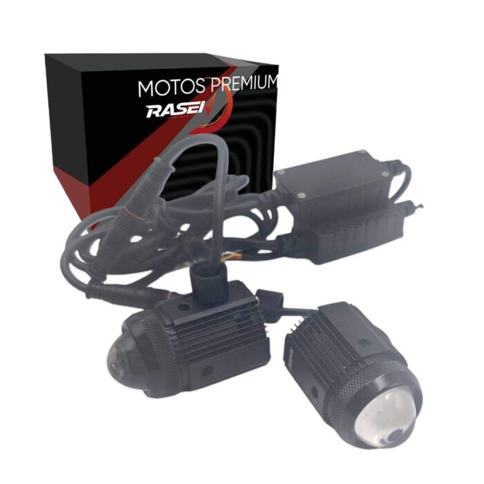Faro Led Tipo Bala Penetracion Luz Blanca Y Amarilla