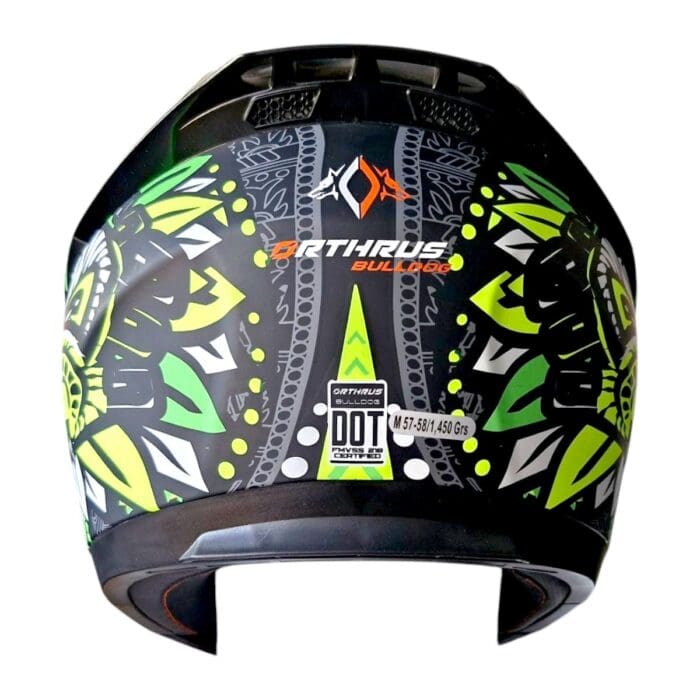 Casco Abatible Azt Motodrive M Amarillo - Imagen 5