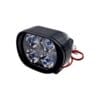 FARO AUXILIAR OVALADO 4 LED BLANCO CON LUZ ALTA, BAJA Y ESTROBO - Imagen 4