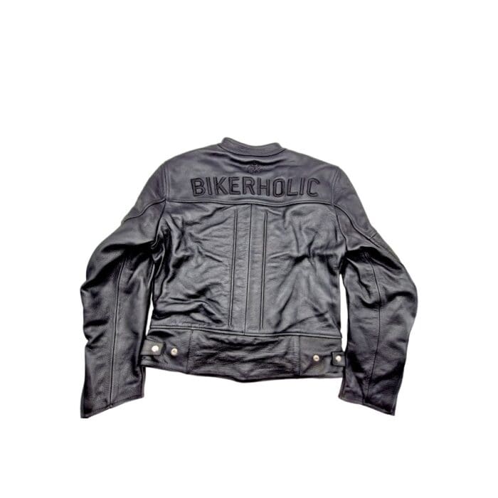 CHAMARRA PIEL CON PROTECCIONES V1 NEGRA TALLA L KOV - Imagen 3