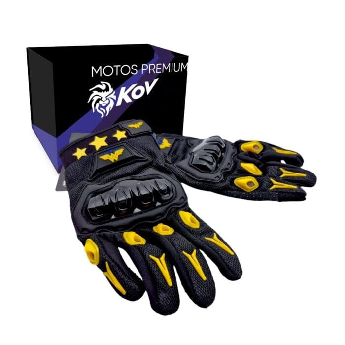 Dc Guante Delta Wonder Woman Negro/amarillo L Kov Original
