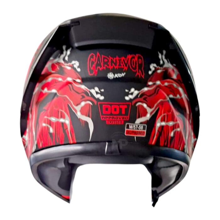 CASCO AIRCUT CARNIVOR ROJO KOV - Imagen 5
