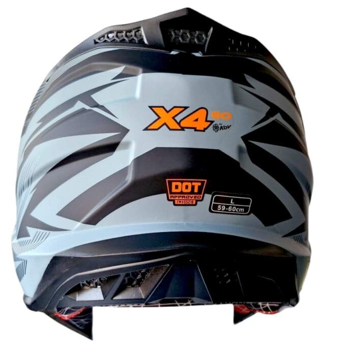 CASCO CROSS X4-GO VERDE KOV - Imagen 4