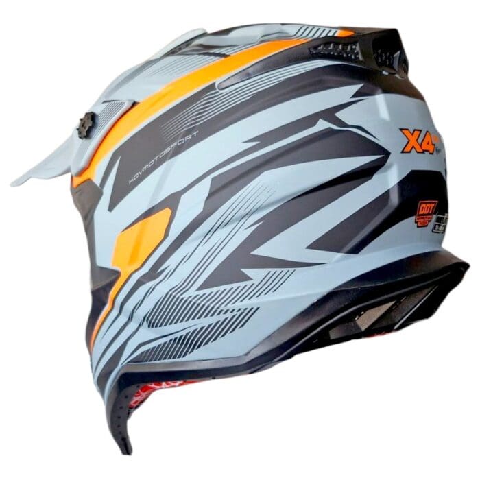 CASCO CROSS X4-GO VERDE KOV - Imagen 3