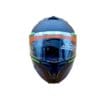 Casco Md M166 Flip Up Mat Black/green T-M - Imagen 2