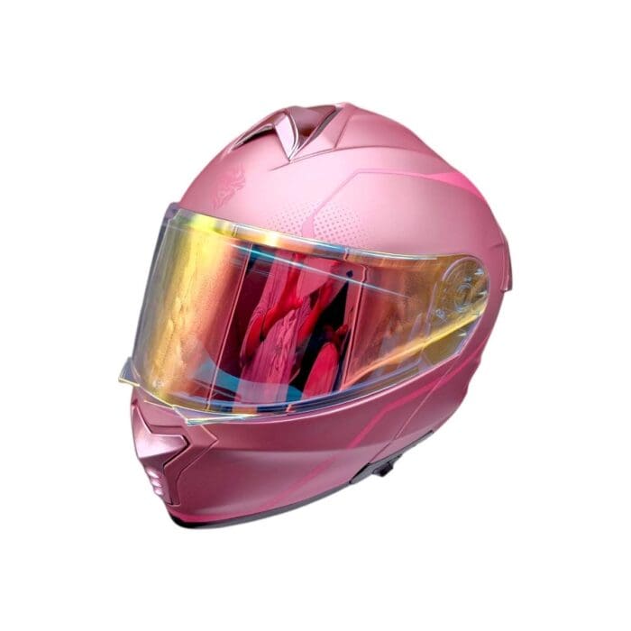 Kov Casco Thunder Waves Rosa M - Imagen 6