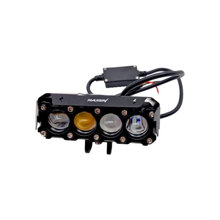 Faro Auxiliar Led 4 Lupas Luz Blanco-amarillo Rasen Original - Imagen 2