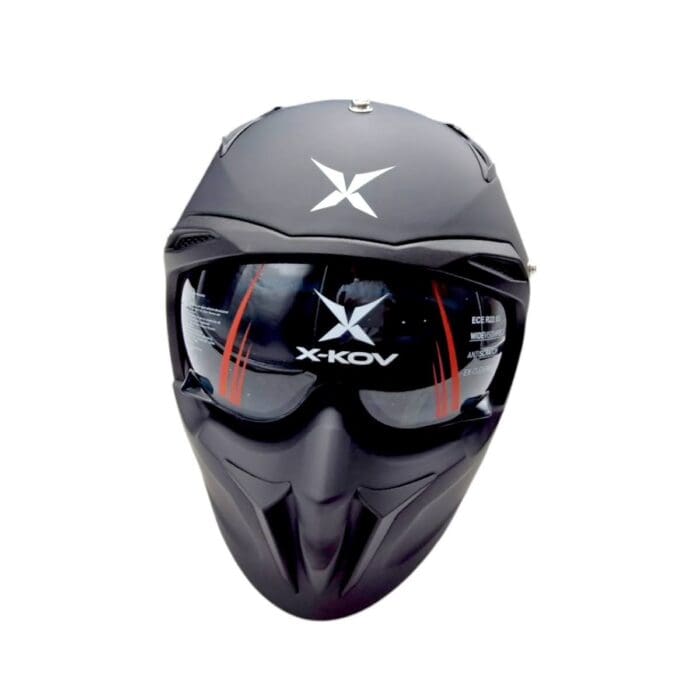X-kov Casco Tracker Negro Mate M Original - Imagen 2