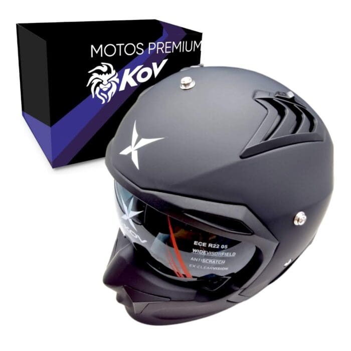 X-kov Casco Tracker Negro Mate M Original