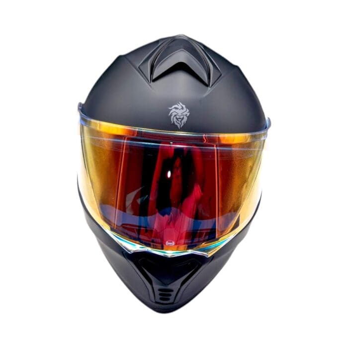 Casco Thunder Led Negro Mate Kov Original - Imagen 2