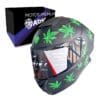 Casco Buster Mary Jane Negro Mate M Kov Original