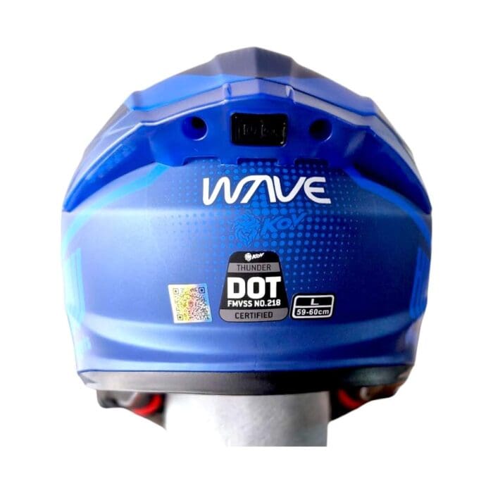 Casco Thunder Waves Led KOV Original - Imagen 4