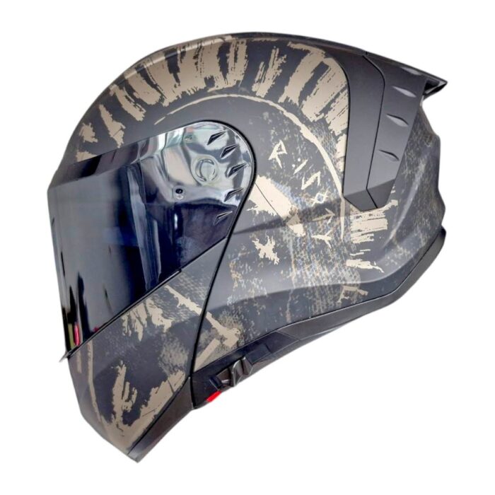 Casco Snow Gladiator Negro Mate Kov Original - Imagen 2