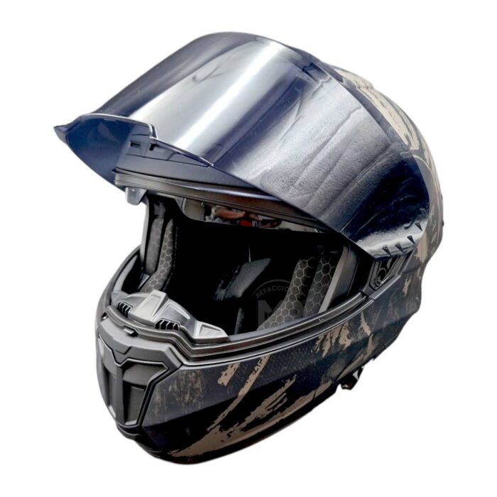 Casco Snow Gladiator Negro Mate Kov Original - Imagen 9
