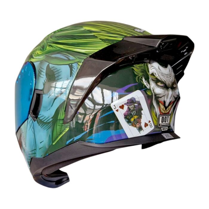 Dc Casco Zero Joker Verde Kov Original - Imagen 3