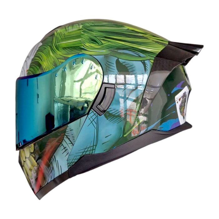 Dc Casco Zero Joker Verde Kov Original - Imagen 2