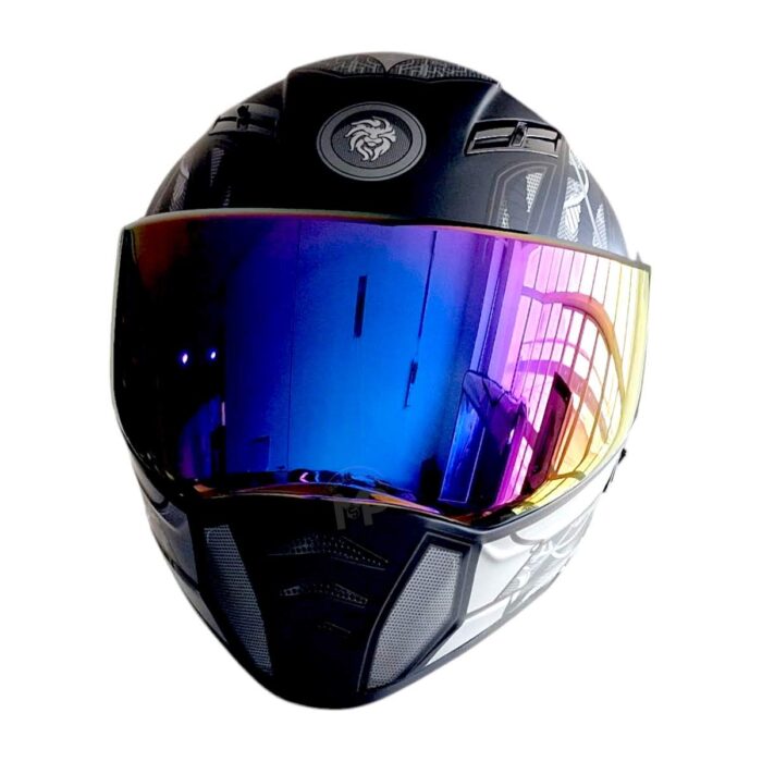 Casco Estelar Cyborg Negro Kov Original - Imagen 6