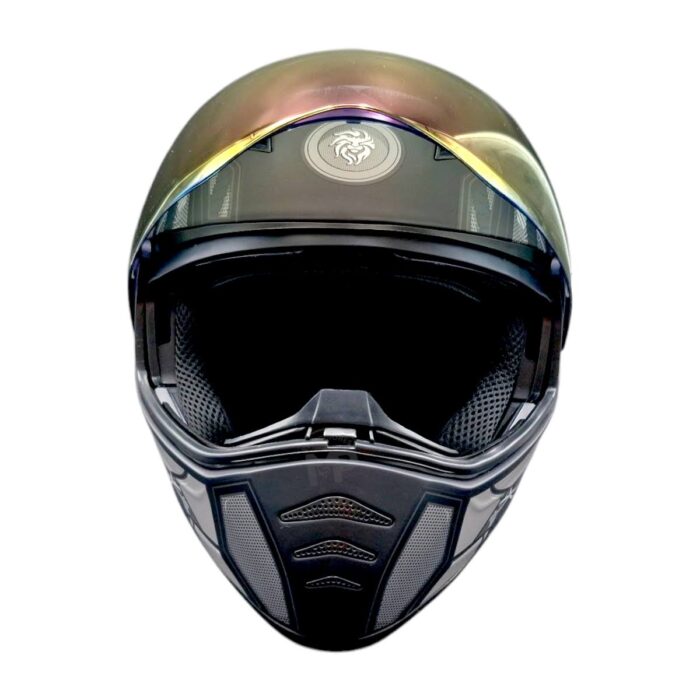 Casco Estelar Cyborg Negro Kov Original - Imagen 7
