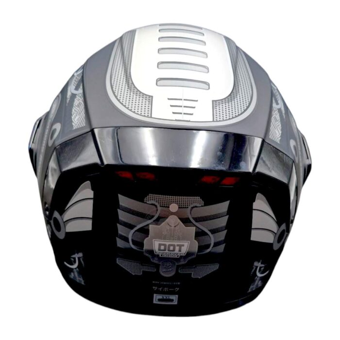 Casco Estelar Cyborg Negro Kov Original - Imagen 10
