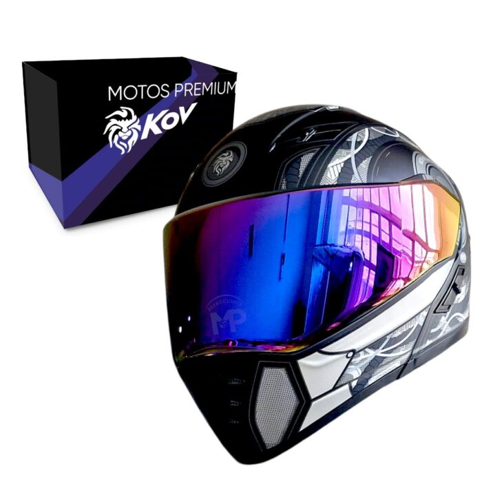 Casco Estelar Cyborg Negro Kov Original