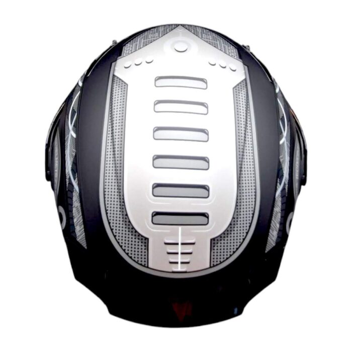 Casco Estelar Cyborg Negro Kov Original - Imagen 11