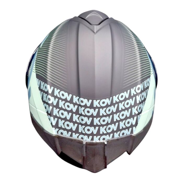 Casco Thunder Flow Verde Kov Original - Imagen 10
