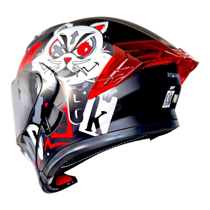 Casco Furia Kit N Bun Rojo Kov Original - Imagen 3