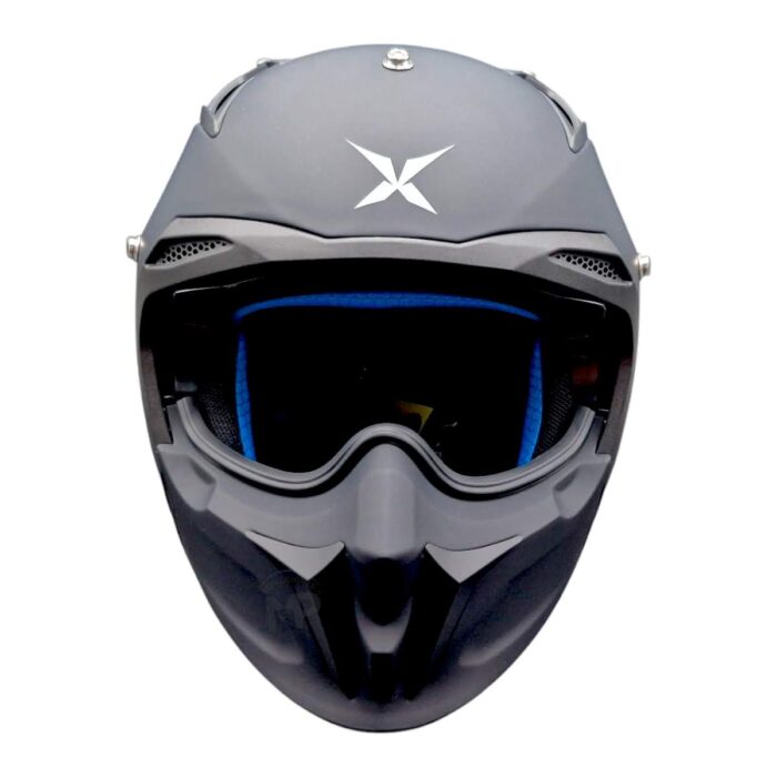 X-kov Casco Tracker Negro Mate Original - Imagen 7